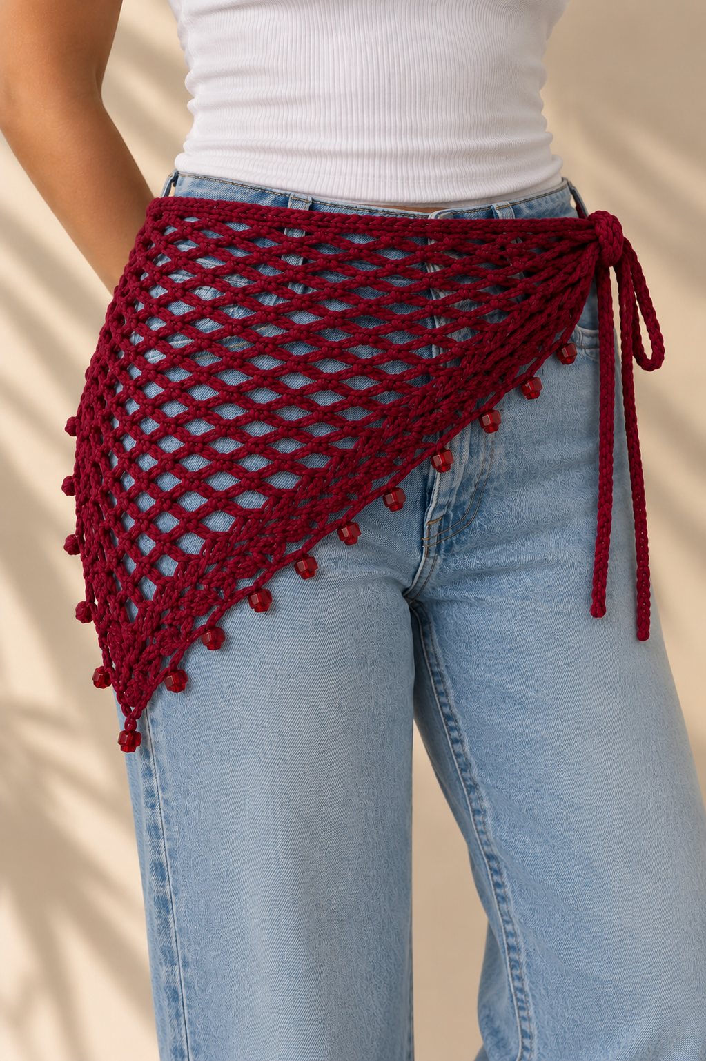 Beaded Waist Belt