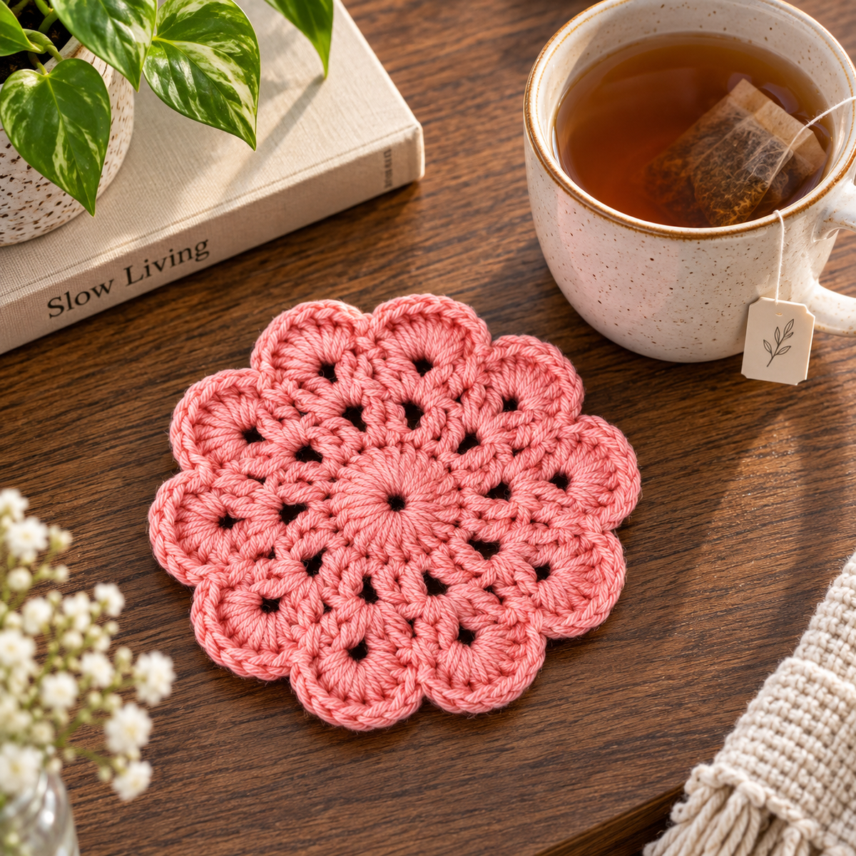 Crochet Coasters Set