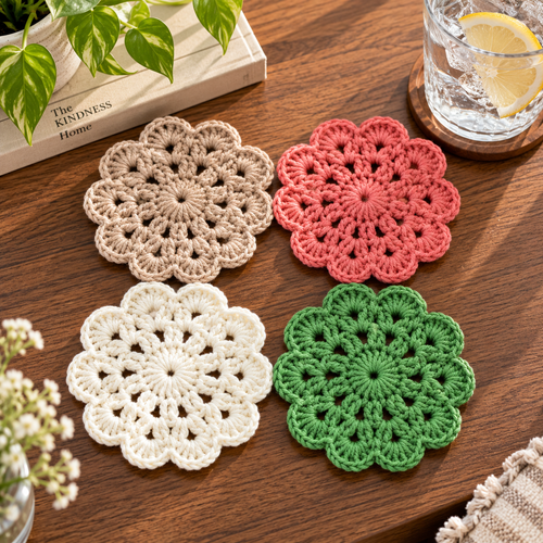 Crochet Coasters Set
