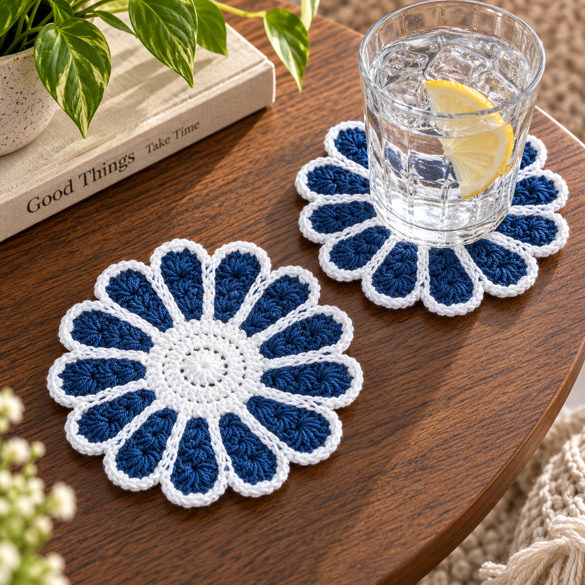 Crochet Coasters Set