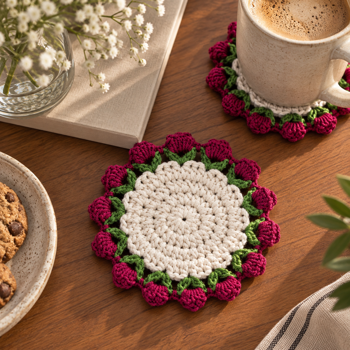 Crochet Coasters Set