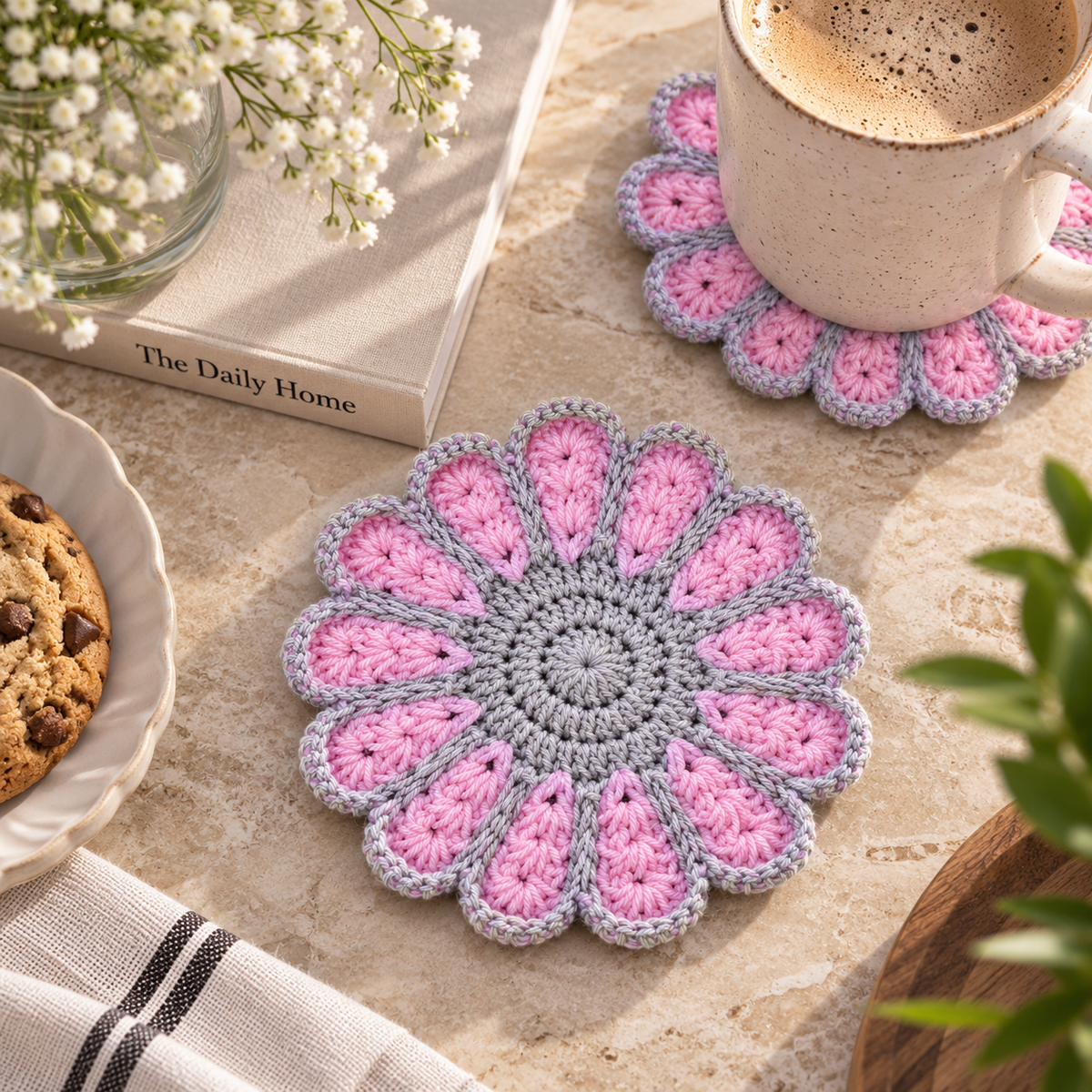Crochet Coasters Set