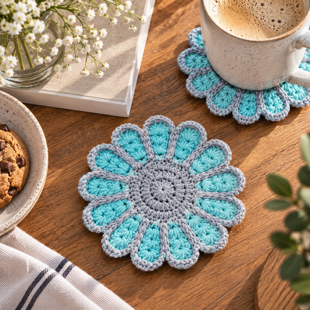 Crochet Coasters Set