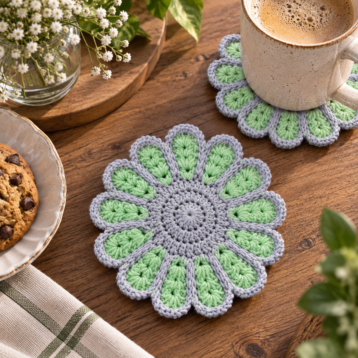 Crochet Coasters Set