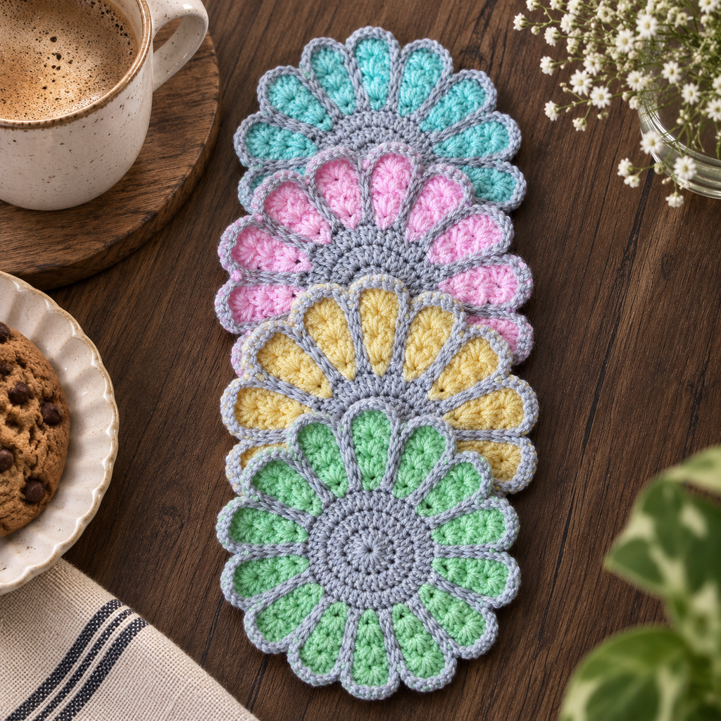 Crochet Coasters Set