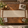 Crochet Leaf Table Runner
