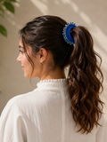 Crochet Bedazzled Elastic Hair Band
