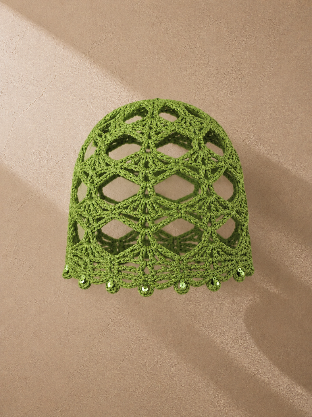 Iris Hat with Beads/Sequins